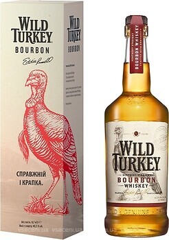 Фото Wild Turkey Bourbon 0.7 л в подарочной коробке