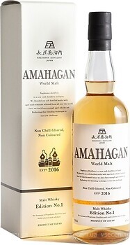 Фото Amahagan Edition No.1 Bourbon Cask Finish 0.7 л в подарочной коробке