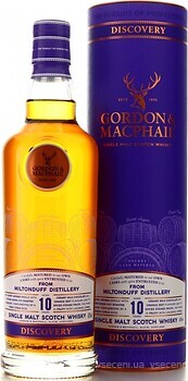 Фото Gordon & MacPhail Discovery Miltonduff 10 YO 0.7 л в тубе