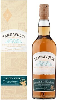 Фото Tamnavulin Speyside Single Malt Scotch Whisky White Wine Cask Edition 0.7 л в подарочной коробке