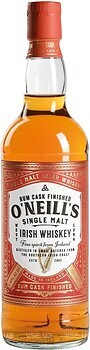 Фото O'Neills Rum Cask Finished Single Malt Irish Whiskey 0.7 л