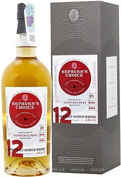 Фото Hepburn's Choice Glentauchers 12 YO 0.7 л в подарочной коробке