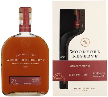 Фото Woodford Reserve Kentucky Straigth Wheat Bourbon 0.7 л в подарочной коробке