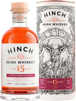 Фото Hinch Whiskey Oloroso 15YO 0.7 л