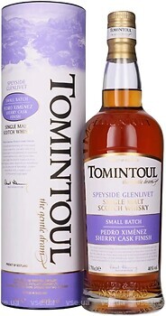 Фото Tomintoul Pedro Ximenez Sherry Cask Finish 17 YO 0.7 л в тубе