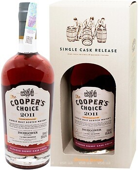 Фото The Vintage Malt Whisky Cooper's Choice Inchgower 2011 0.7 л в упаковке