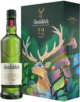 Фото Glenfiddich 12 YO 0.7 л в подарочной коробке + фляга