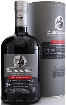 Фото Bunnahabhain Turas Math №1 15 YO 0.7 л в тубе