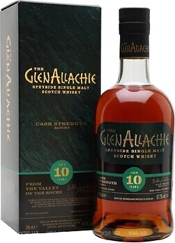 Фото GlenAllachie Cask Strength Batch 8 10 YO 0.7 л в подарочной коробке