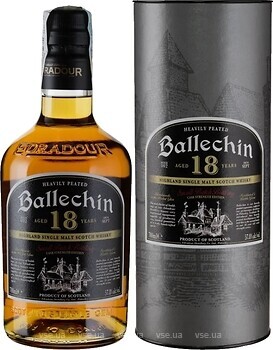 Фото Ballechin Cask Strength 18 YO 0.7 л в тубе