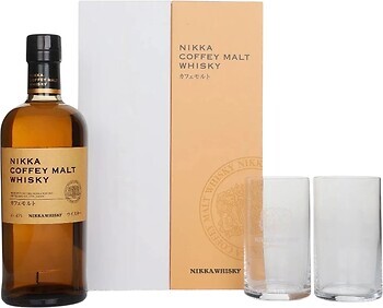 Фото Nikka Coffey Malt 0.7 л в подарочной коробке +2 бокала