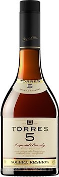 Фото Torres Imperial Brandy Solera Reserva 5 лет выдержки 0.7 л в подарочной упаковке