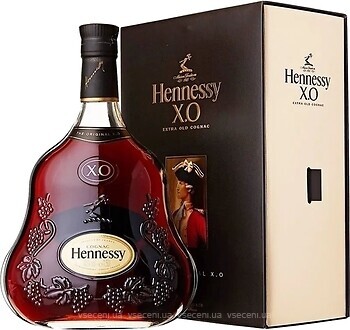 Фото Hennessy X.O. 20 лет выдержки 0.35 л в подарочной упаковке