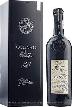 Фото Lheraud Grande Champagne 1971 г 0.7 л в подарочной упаковке