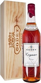 Фото Godet Petite Champagne 1974 0.7 л в подарочной упаковке