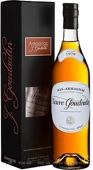 Фото Goudoulin Bas-Armagnac 1979 0.7 л в подарочной упаковке