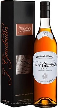 Фото Goudoulin Bas-Armagnac 1982 0.7 л в подарочной упаковке