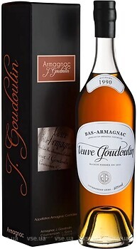 Фото Goudoulin Bas-Armagnac 1990 0.7 л в подарочной упаковке