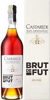 Фото Castarede Brut de Fut 10 Ans 0.7 л в подарочной упаковке