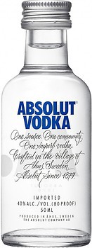 Фото Absolut Vodka 0.05 л