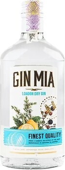 Фото Gin Mia London Dry Gin 0.7 л