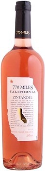 Фото 770 Miles Zinfandel Rose розовое полусухое 0.75 л