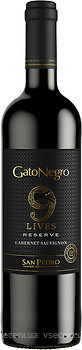 Фото Gato Negro 9 Lives Reserve Cabernet Sauvignon красное сухое 0.75 л
