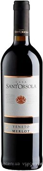 Фото Sant'Orsola Veneto Merlot красное сухое 0.75 л