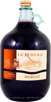 Фото Verga Le Rovole Merlot Veneto красное сухое 5 л