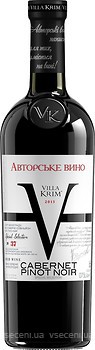 Фото Villa Krim Cabernet Pinot Noir красное полусладкое 0.75 л