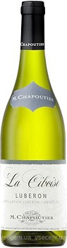 Фото M. Chapoutier Luberon La Ciboise Blanc белое сухое 0.75 л