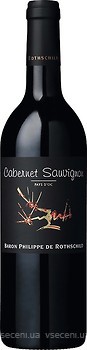 Фото Baron Philippe de Rothschild Cabernet Sauvignon Pay D'OC красное сухое 0.75 л