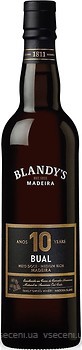 Фото Blandy's Madeira Bual Medium Rich 10 Years Old белое полусладкое 0.5 л