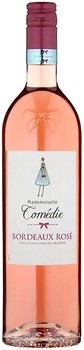 Фото Mademoiselle Comedie Bordeaux Rose розовое сухое 0.75 л