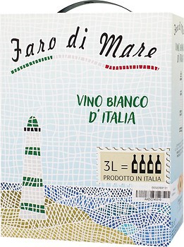 Фото Faro Di Mare Vino Bianco белое сухое 3 л