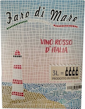 Фото Faro Di Mare Vino Rosso красное сухое 3 л
