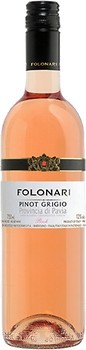 Фото Folonari Pinot Grigio Provincia Di Pavia Rose розовое сухое 0.75 л