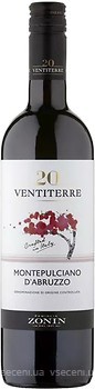 Фото Zonin 20 Ventiterre Montepulciano D'Abruzzo красное полусухое 0.75 л