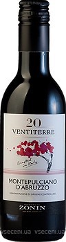 Фото Zonin 20 Ventiterre Montepulciano D'Abruzzo красное полусухое 0.25 л