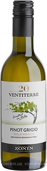 Фото Zonin 20 Ventiterre Pinot Grigio Delle Venezie белое сухое 0.25 л