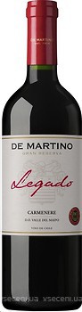 Фото De Martino Legado Gran Reserva Carmenere красное сухое 0.75 л