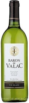 Фото Baron de Valac White Dry белое сухое 0.75 л