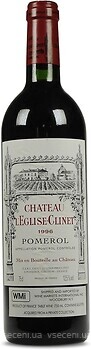 Фото Chateau lEglise Clinet Pomerol 1996 красное сухое 0.75 л