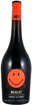 Фото Smiley Wines Merlot красное сухое 0.75 л