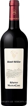 Фото Mouton Cadet Reserve Haut-Medoc красное сухое 0.75 л