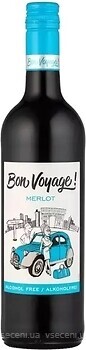 Фото Bon Voyage Merlot Alcohol Free безалкогольное красное полусухое 0.75 л