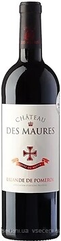 Фото Les Grands Chais de France Chateau des Maures Lalande de Pomerol красное сухое 0.75 л