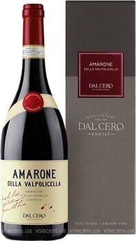 Фото Dal Cero in Valpolicella Amarone della Valpolicella красное сухое 0.75 л в упаковке