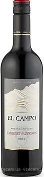 Фото El Campo Cabernet Sauvignon красное сухое 0.75 л
