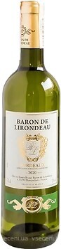 Фото Baron de Lirondeau Bordeaux белое сухое 0.75 л